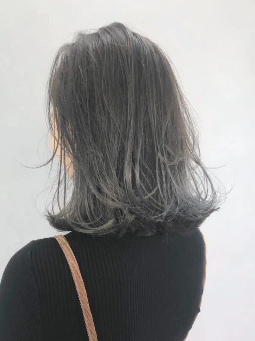 ミディアム カラー パーマ ヘアアレンジ グラデーションカラー ITbyALBUM 中野店のヘアスタイル