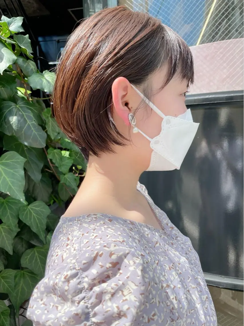 ショート ショートヘア シンプル+αな デザインを 松崎陸のヘアスタイル