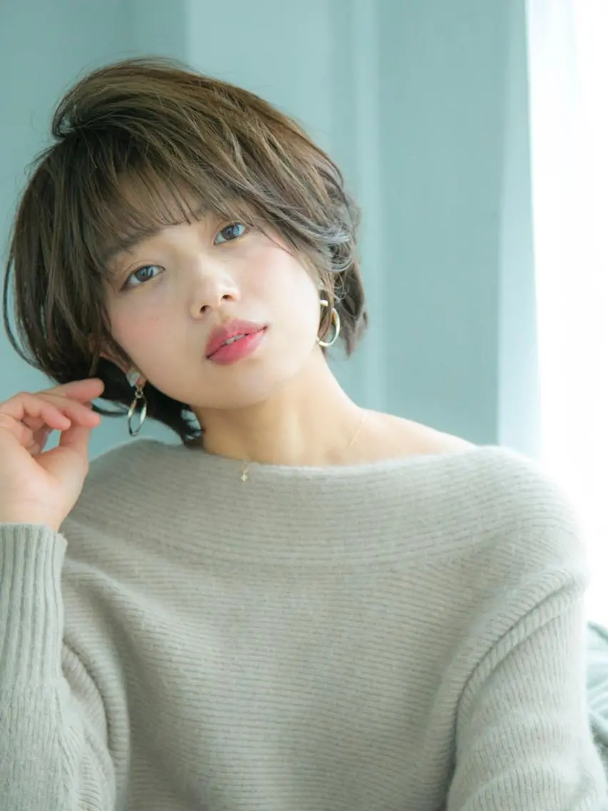 ショート 髪質改善レイヤー/ ボブたんの翔太のヘアスタイル
