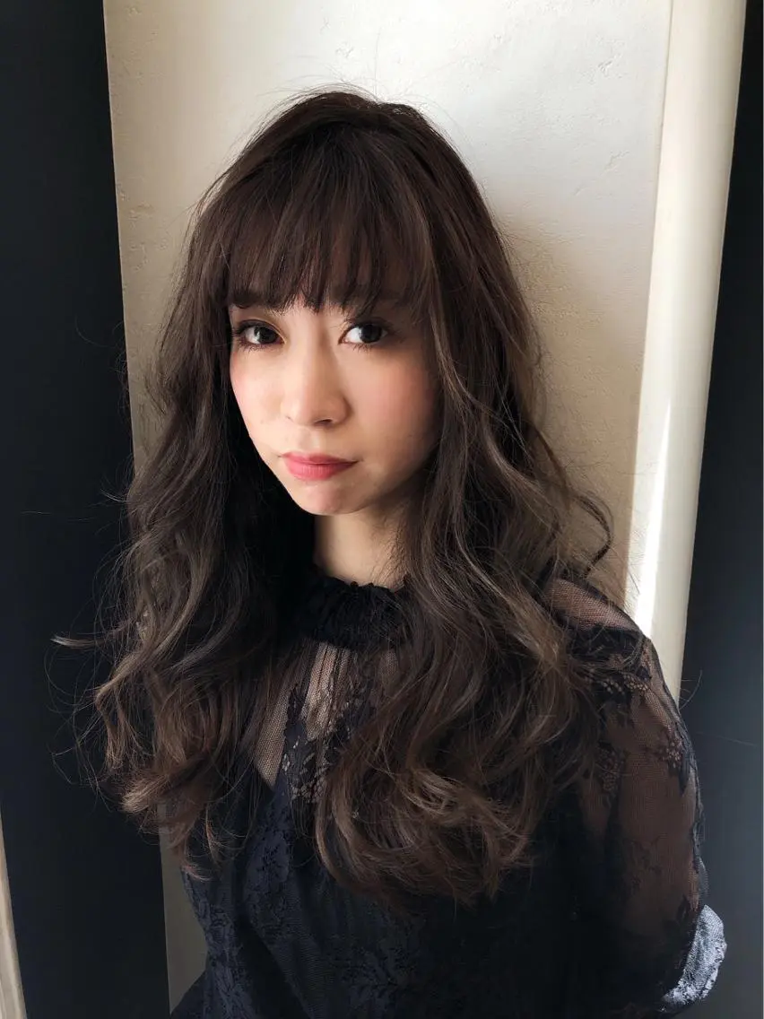ロング カラー 髪質改善/縮毛矯正 /青山 早希🐾のヘアスタイル