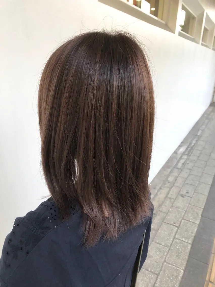 ショート カラー ハイライトカラー ラベンダーカラー ハイライト ヘアカラー トリートメント 東條 克義のヘアスタイル