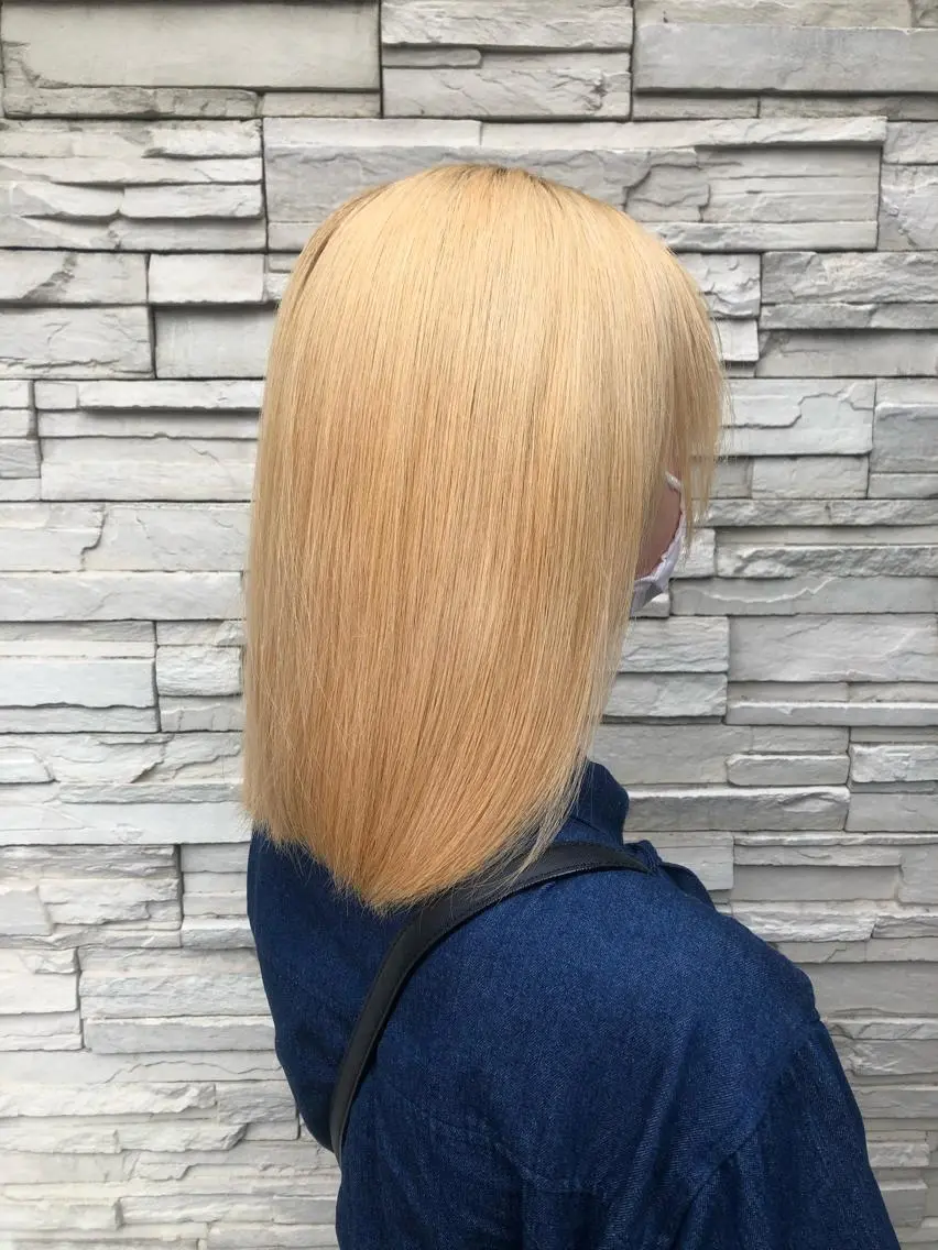 ミディアム ヘアカラー 😺ヒアリング 重視😺小川のヘアスタイル