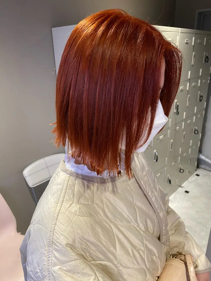 カラー ヘアアレンジ レイヤーダブルカラー KYONのヘアスタイル