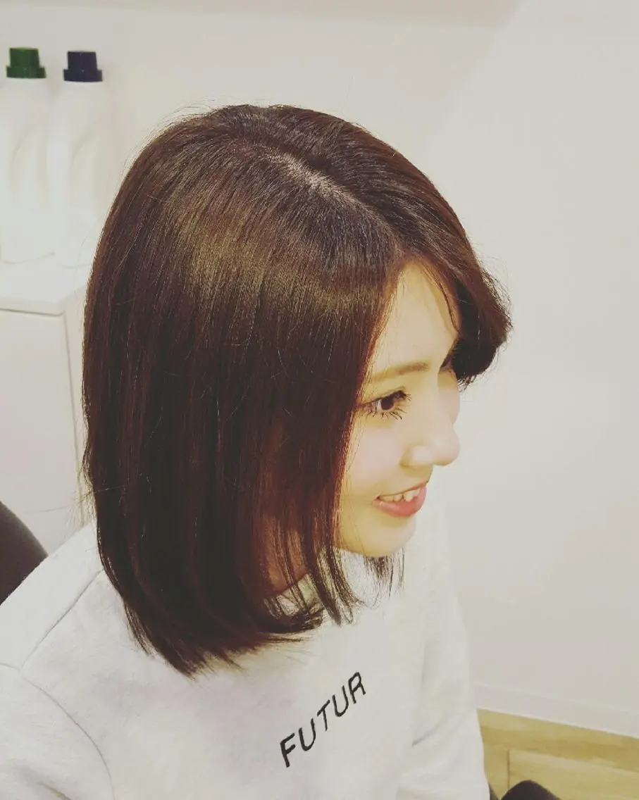 ミディアム カラー spa hair ark 富井直美のヘアスタイル