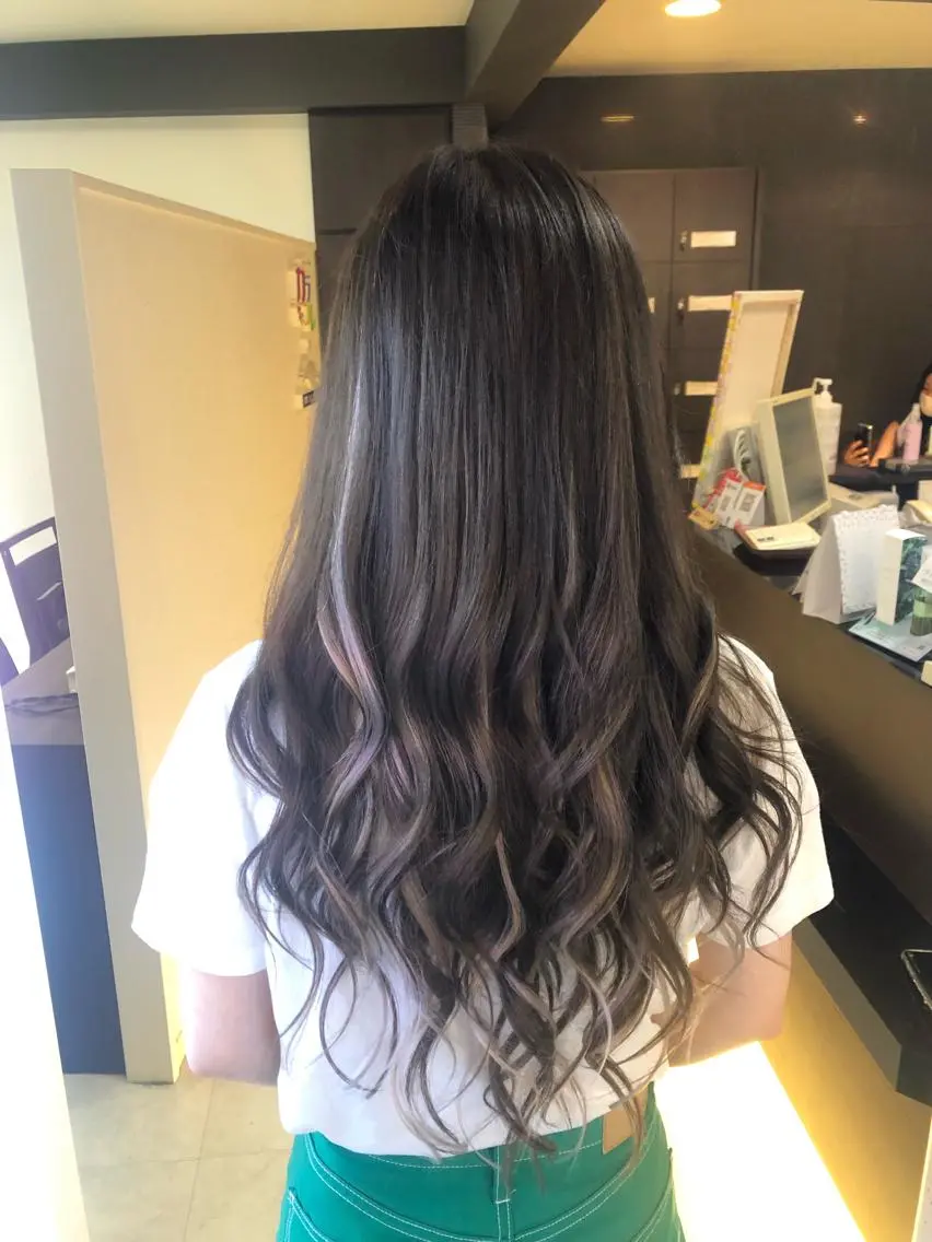 ロング ヘアカラー トリートメント エクステ カラコレなんば店 Maayaのヘアスタイル