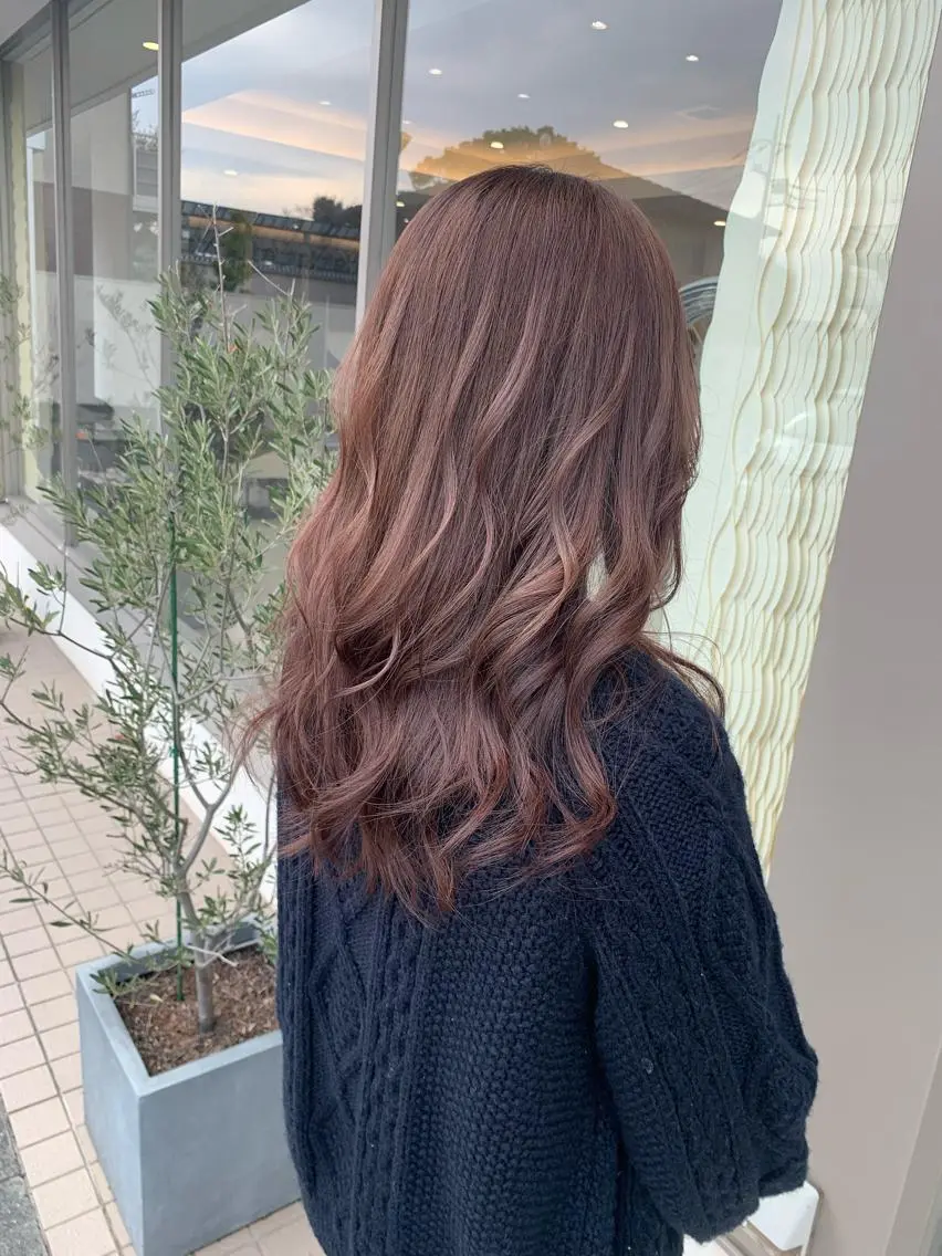 セミロング カラー シルバー バイオレットカラー stylist N0Nのヘアスタイル