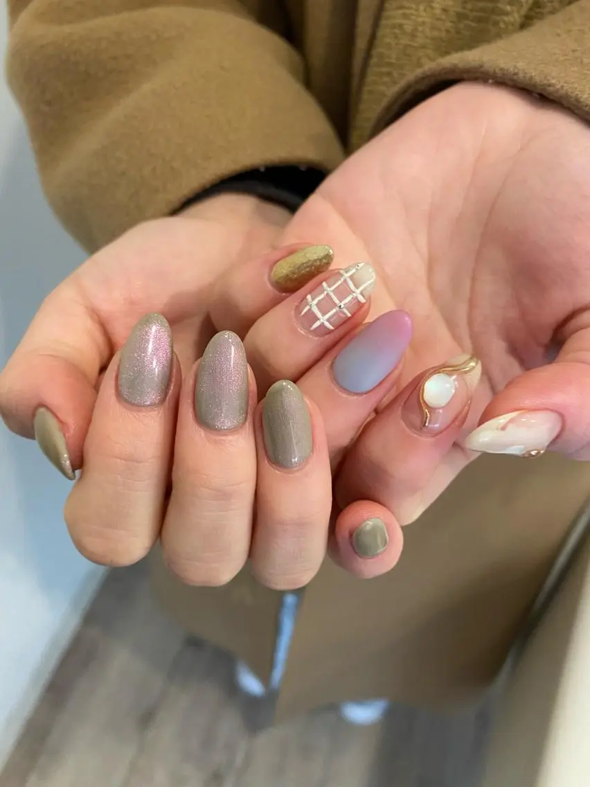 ネイル ハンドネイル 【LINON】 airiのネイルデザイン