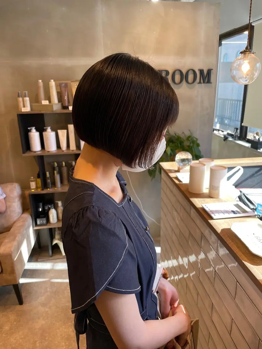 ショート カット S.BROOM なんばTAKUYAのヘアスタイル