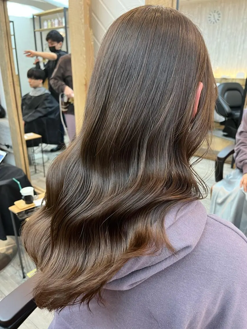 セミロング カラー パーマ ヘアアレンジ メンズ 💎髪質改善特化💎 RUITOのヘアスタイル