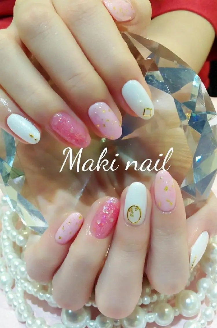 ネイル ショート ジェルネイル ･:*+.✳︎˚✧₊ MAKI NAILのネイルデザイン