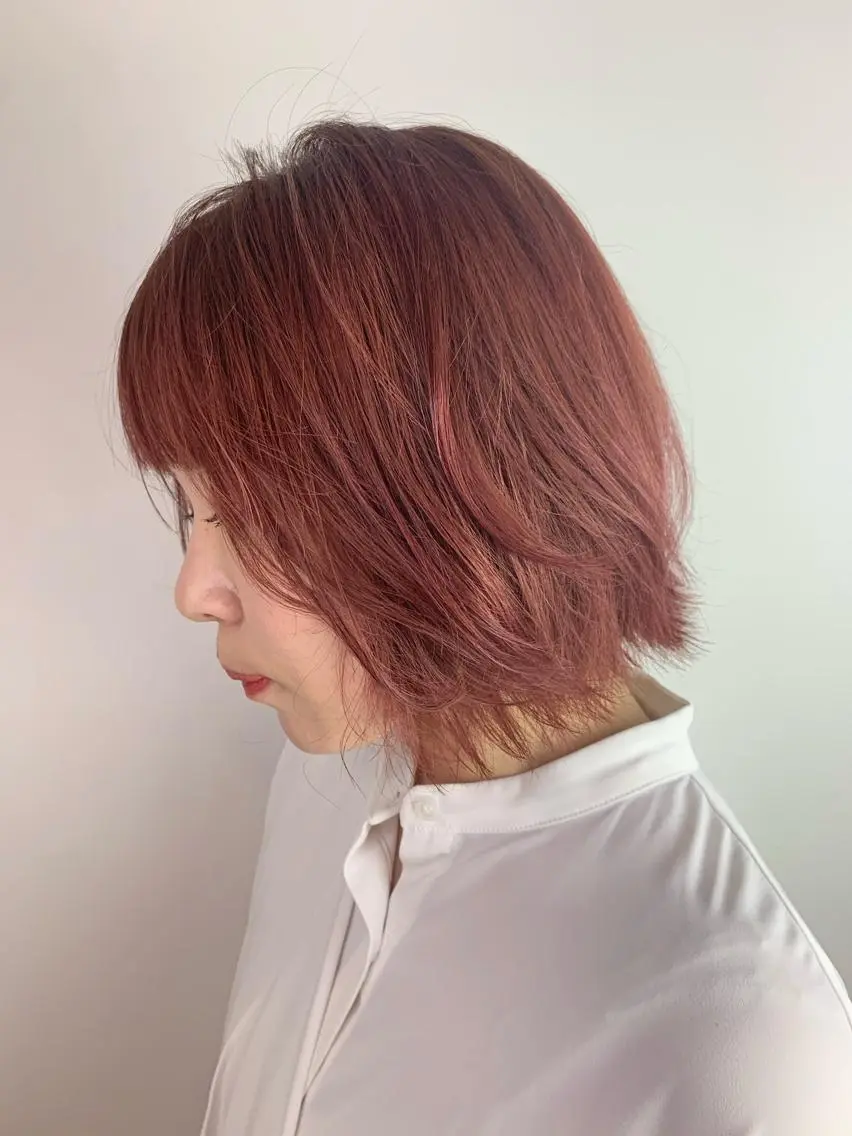 ショート カラー ピンクカラー 【美髪を叶える】中谷 彰宏（アキ)のヘアスタイル