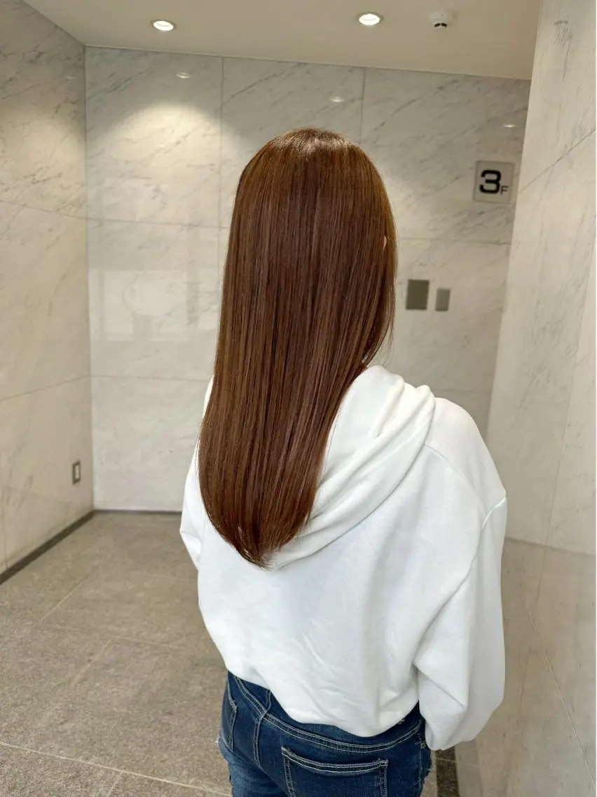 ロング カラー ヘアカラー トリートメント 古田 昂也のヘアスタイル