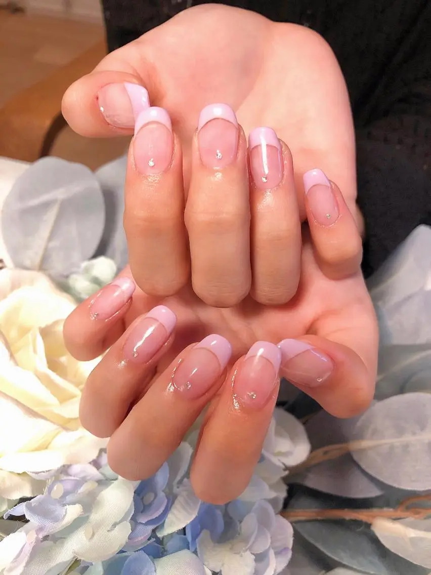 ネイル フレンチネイル 🍭Kiara Nail🍭のネイルデザイン