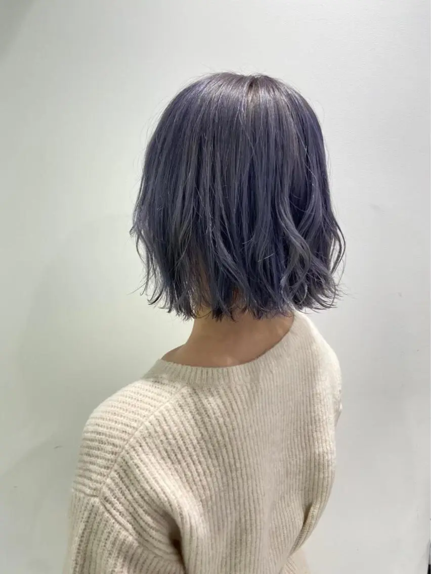 ミディアム カラー ヘアアレンジ 縮毛矯正/髪質改善/ ブリーチ毛/木元渓太のヘアスタイル