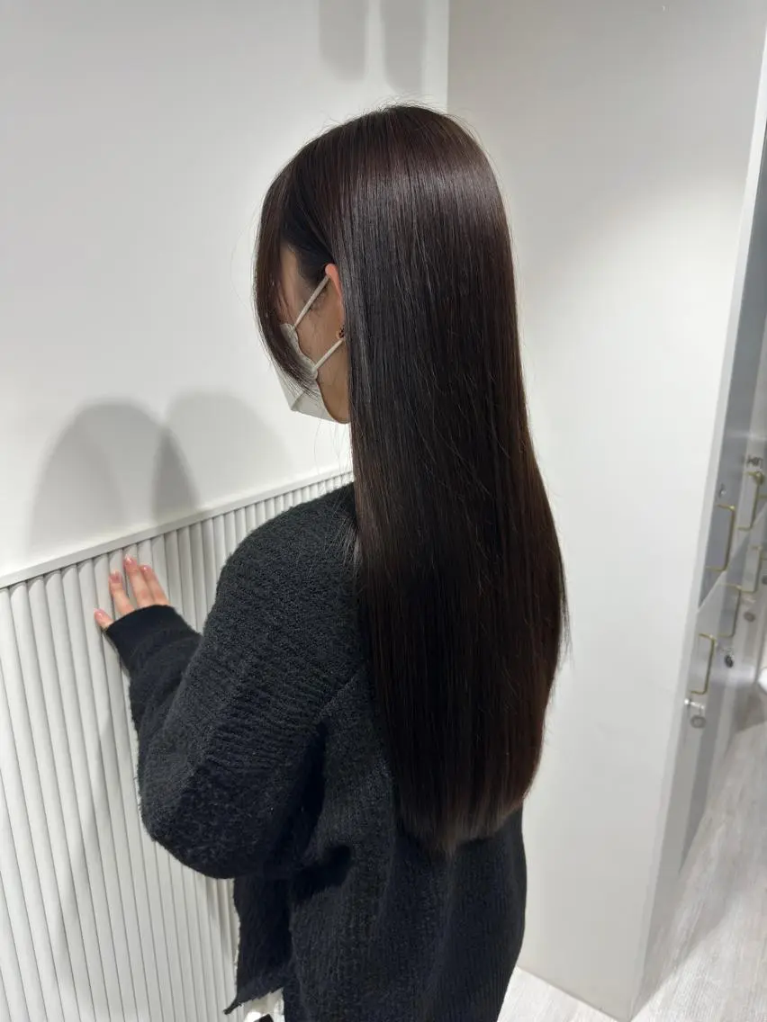 ロング 髪質改善 縮毛矯正 トリートメント 酸熱トリートメント 髪質改善/美髪師/ 田邊翔伍のヘアスタイル