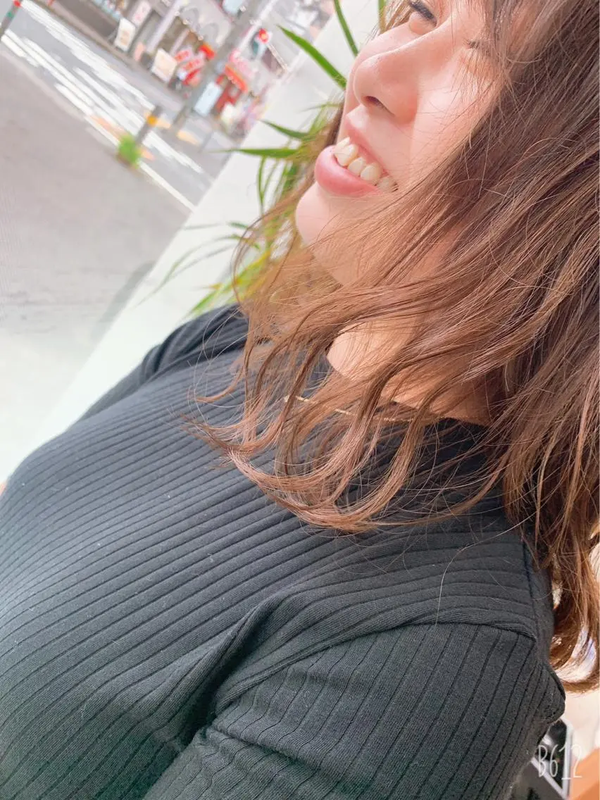 セミロング カラー ヘアアレンジ 脱白髪染め美容師 竹内涼乃のヘアスタイル
