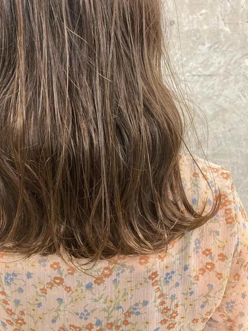 セミロング カラー ✳️ウルフ/メンズ/ スパイラルパーマ✳️のヘアスタイル