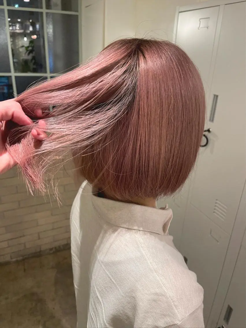 ショート カット ヘアカラー トリートメント 艶髪カラー😊 西久保光✂️のヘアスタイル