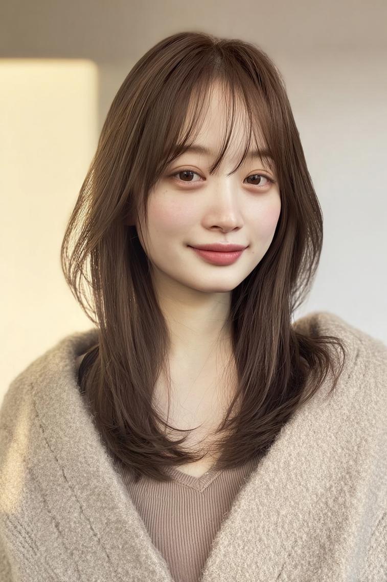 セミロング カラー 🌿 中谷 陸 🌿 /レイヤーカットのヘアスタイル