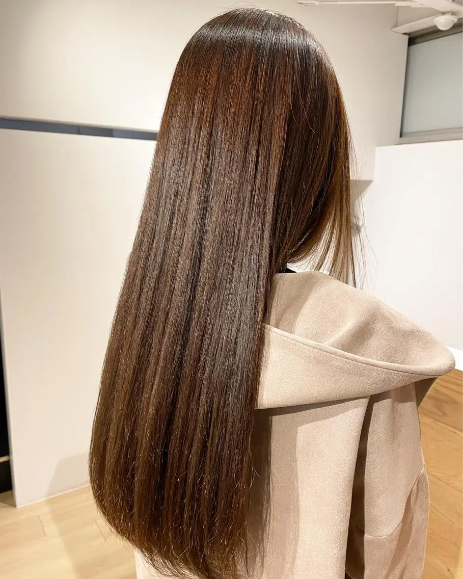 ロング 長瀬 友樹のヘアスタイル