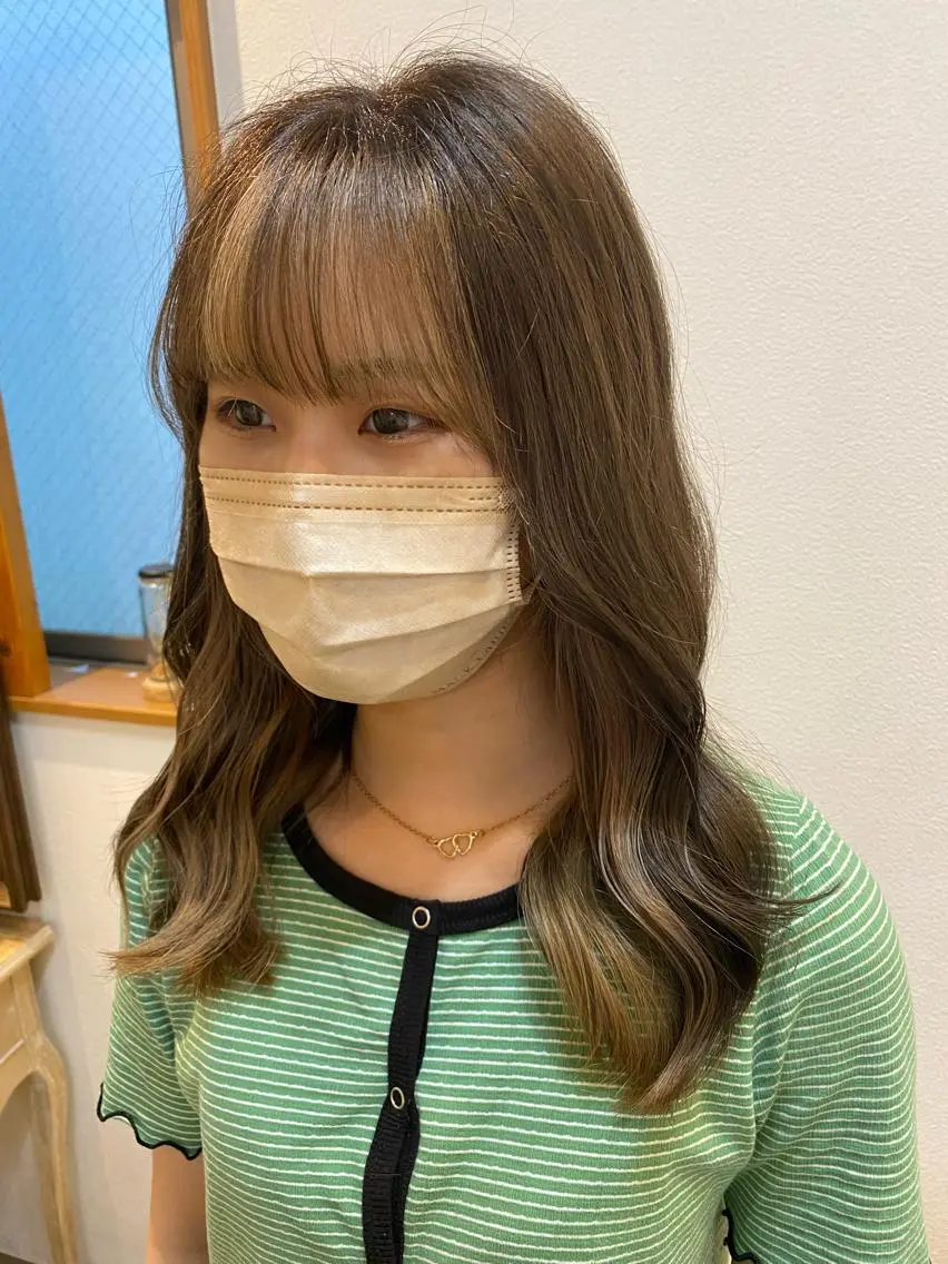 セミロング 武田 悠生乃のヘアスタイル