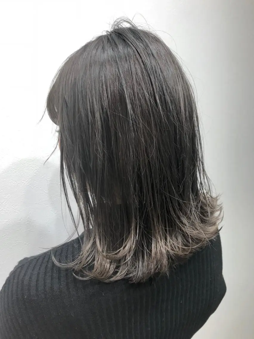 カラー カット ヘアカラー 酸性ストレート/ブリ ーチなし/中村 匠のヘアスタイル