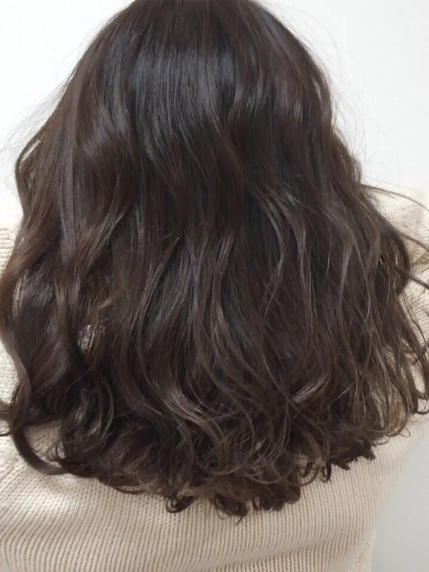 セミロング カラー 透明感カラー グラデーションカラー 🍀ナガヤマ ヒデアキ🍀のヘアスタイル