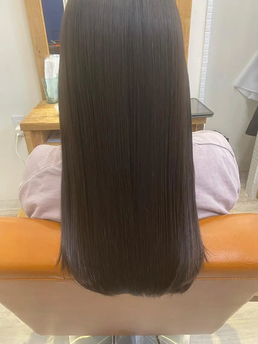 ロング カラー カット トリートメント 森下 友 Dio...池袋のヘアスタイル