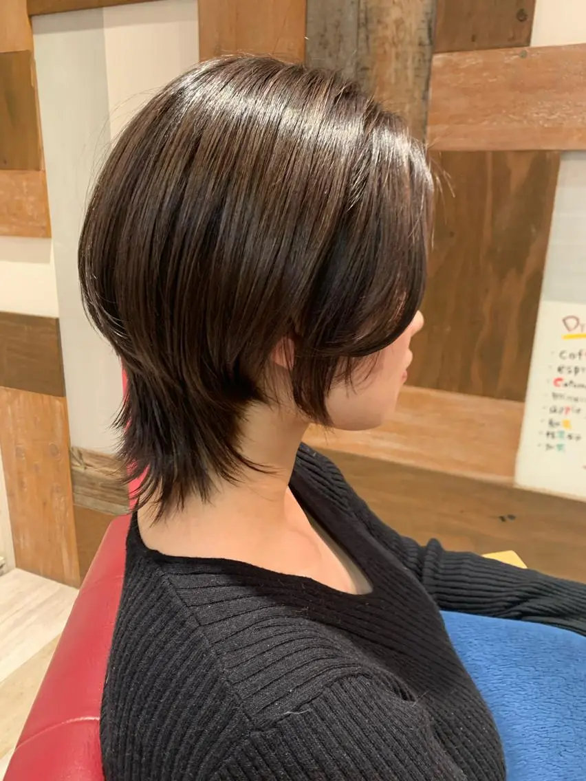ショート カラー トキタ アオイのヘアスタイル