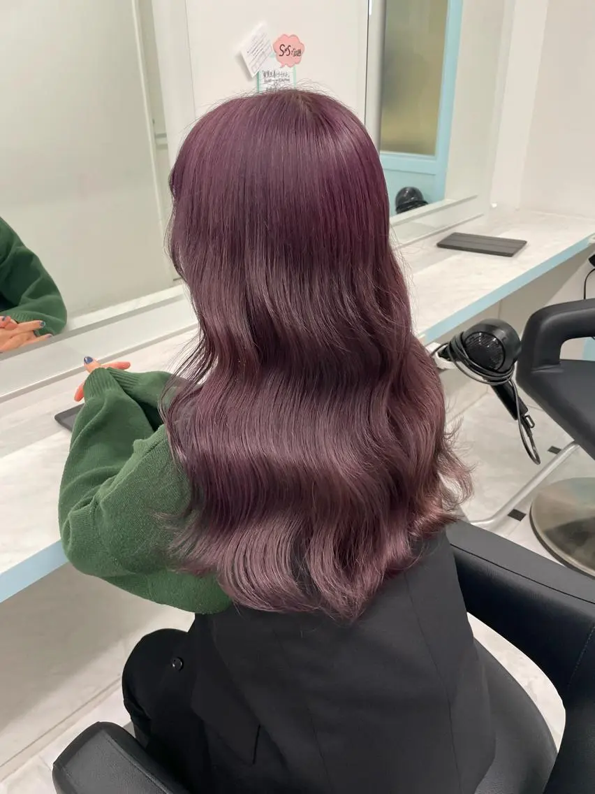 セミロング 【美髪矯正/絹髪】 🎀hinano🎀のヘアスタイル