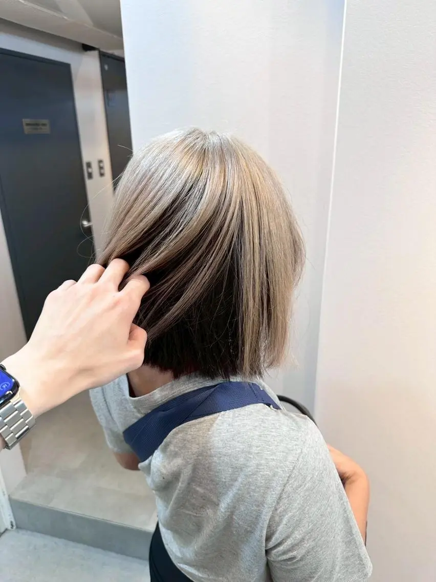 セミロング ヘアカラー トリートメント ALLEN hair 京橋店のヘアスタイル