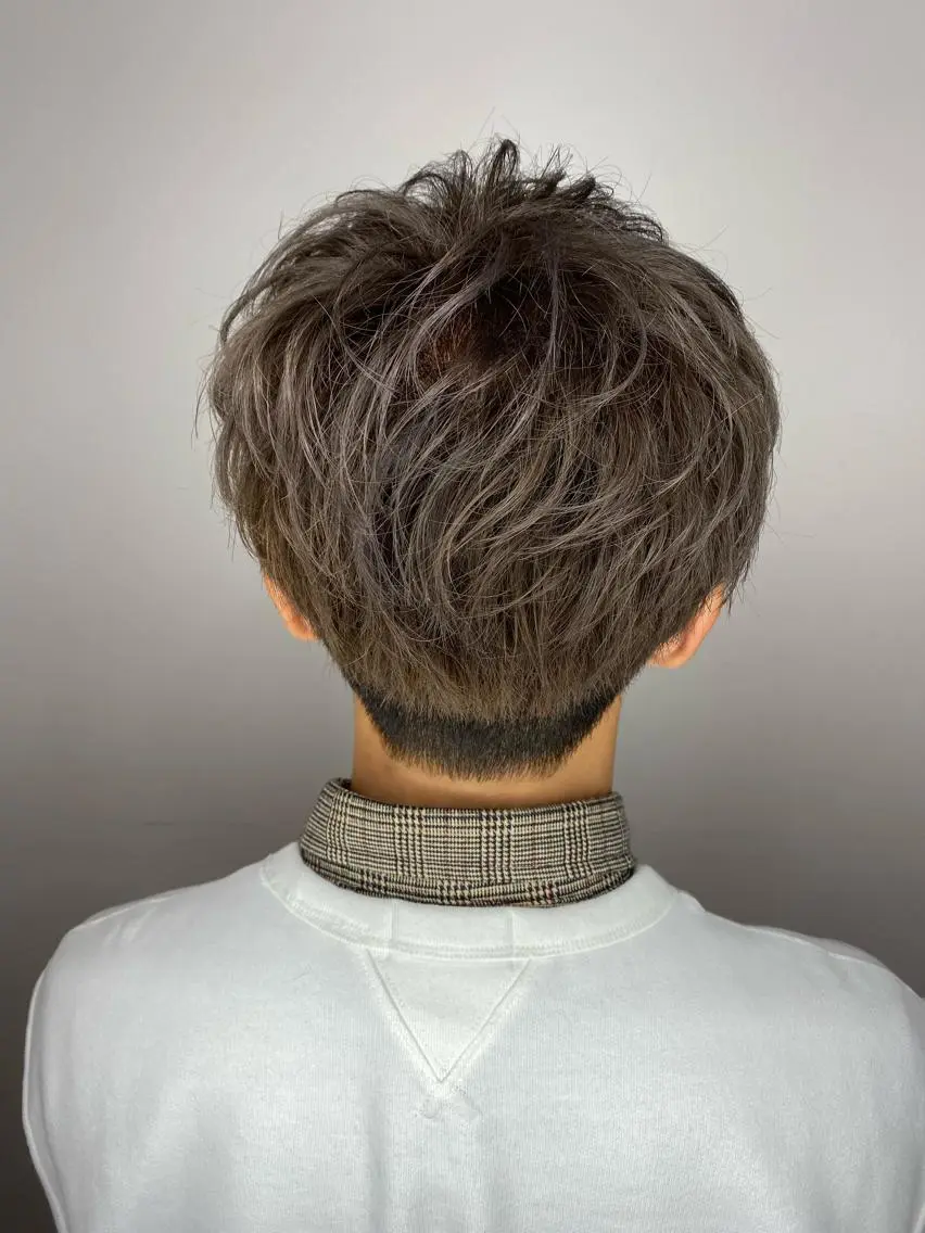 カラー メンズ カット ヘアカラー ヘアセット men'slapis YUTOのヘアスタイル