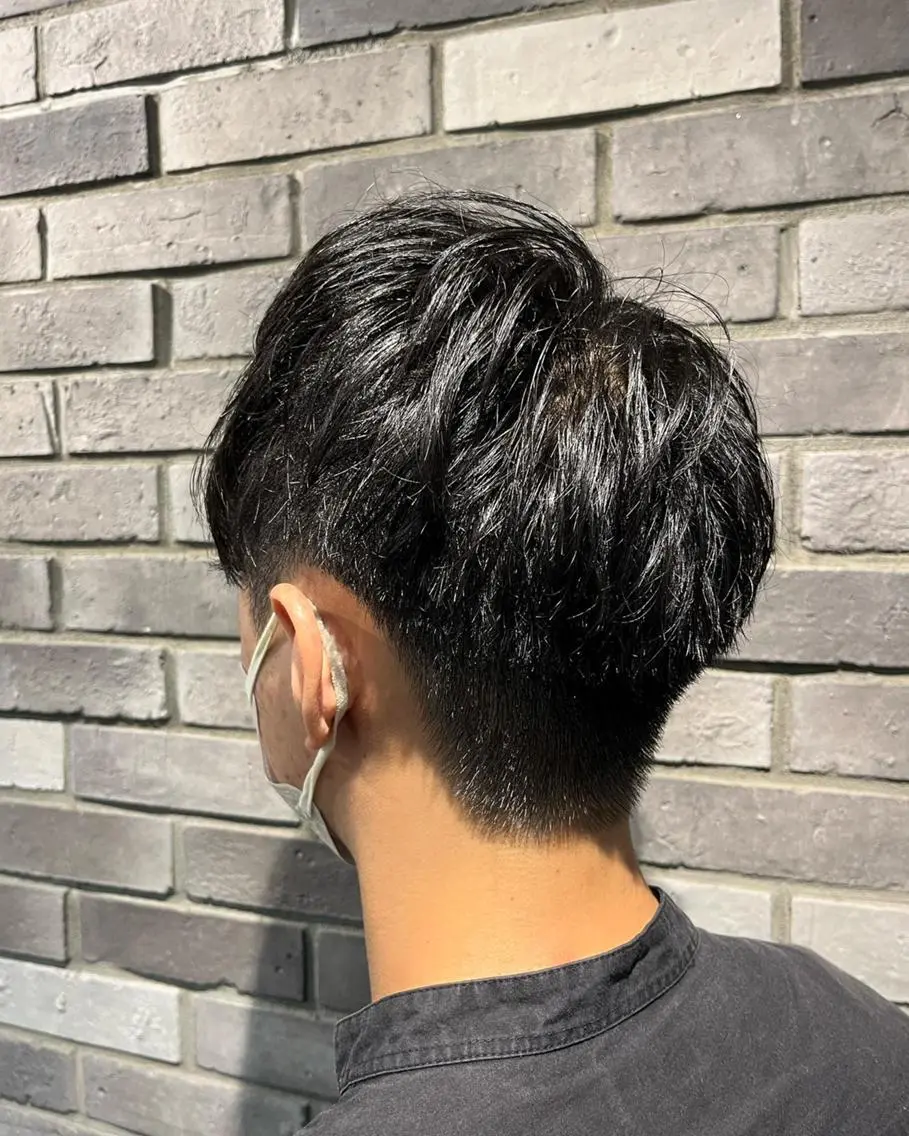 ショート カラー メンズ マッシュ 学生(メンズ向け) メンズショート ツーブロック 刈り上げ 🌿ヤマグチ ユウキ🌿のヘアスタイル