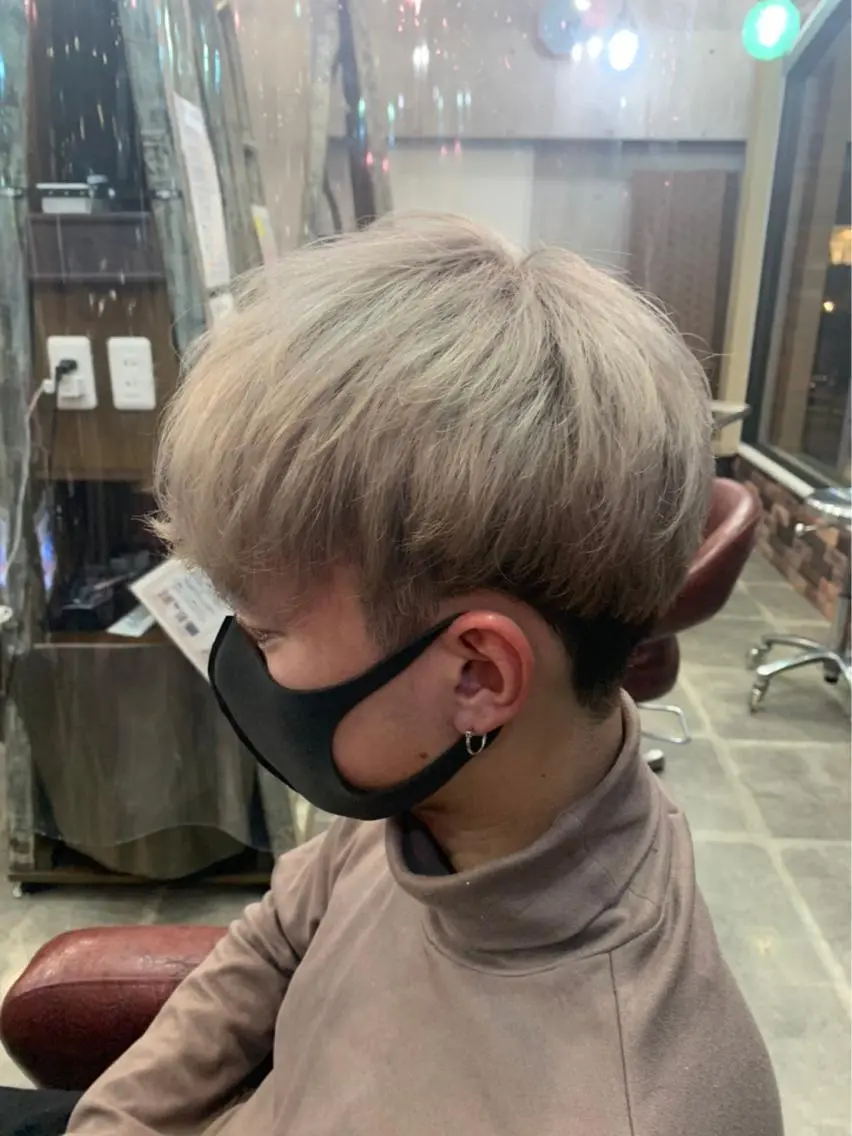 ショート カット ヘアカラー メンズ支持率No.1 店長 石川和馬のヘアスタイル