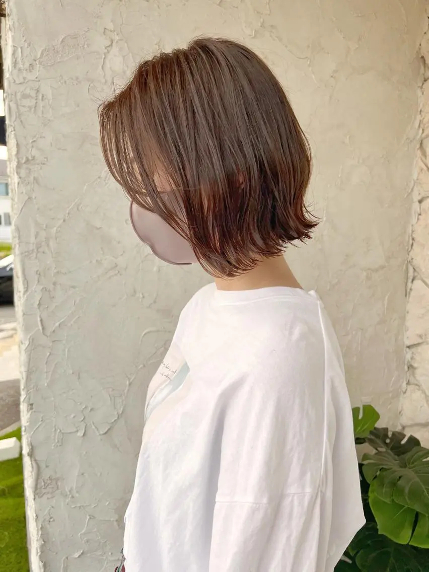 ミディアム カット ヘアカラー トリートメント 🟤TAP🟤 木曳野　金沢店のヘアスタイル