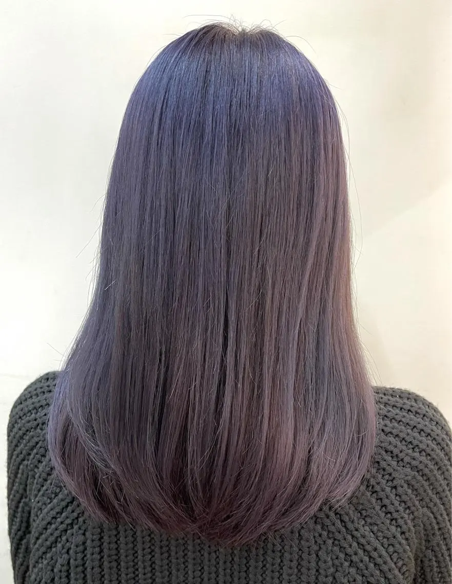 カラー アッシュ バイオレットカラー バイオレットアッシュ 西村 和樹のヘアスタイル