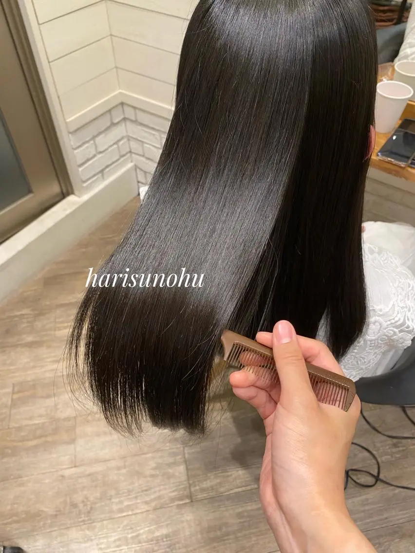 ロング 髪質改善 トリートメント トリートメント ✨透明感ケアカラー✨ 長野ゆきなのヘアスタイル
