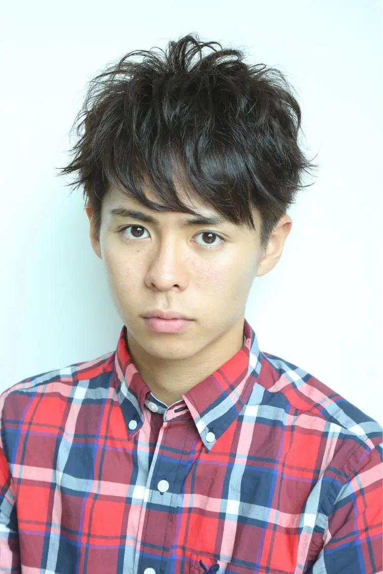ショート メンズ カット パーマ 稲田 全将のヘアスタイル