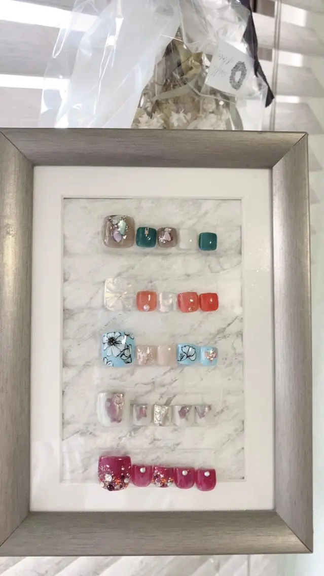 ネイル アートネイル フットネイル yochi nailのネイルデザイン