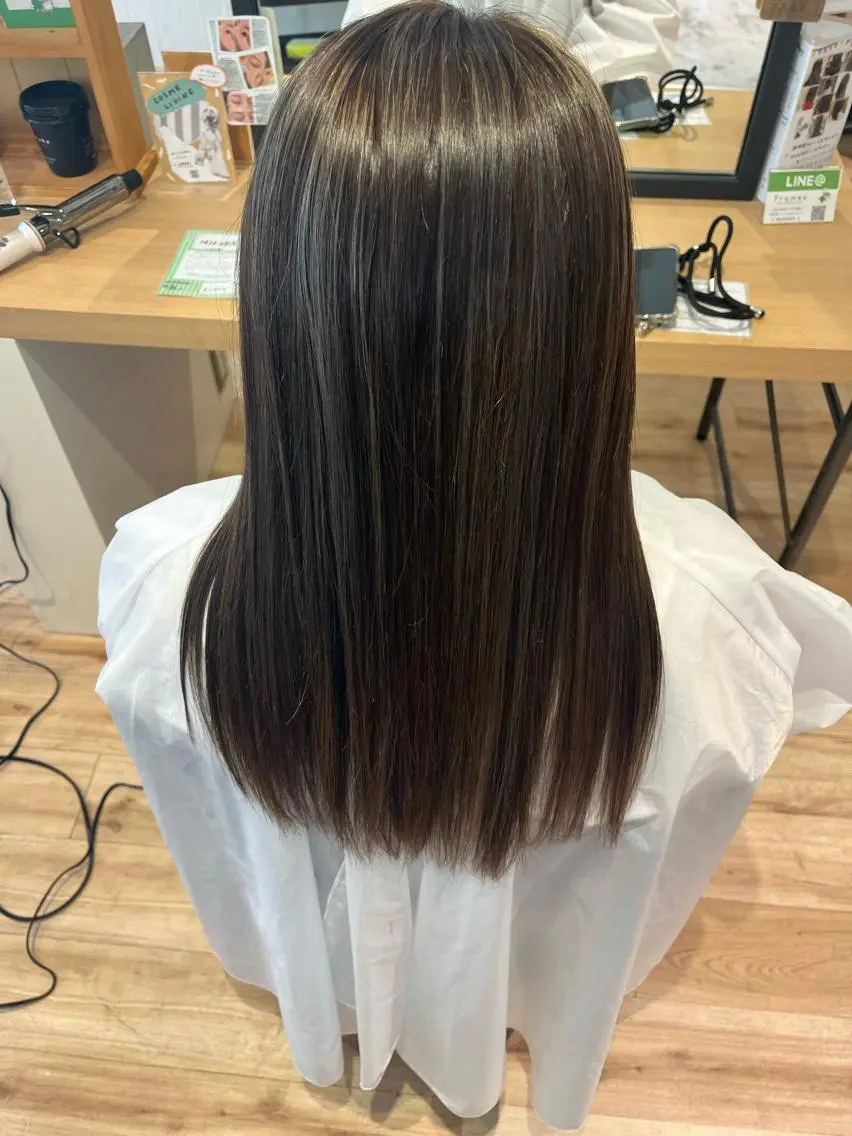 カラー ハイライトカラー ＿ Yukaのヘアスタイル