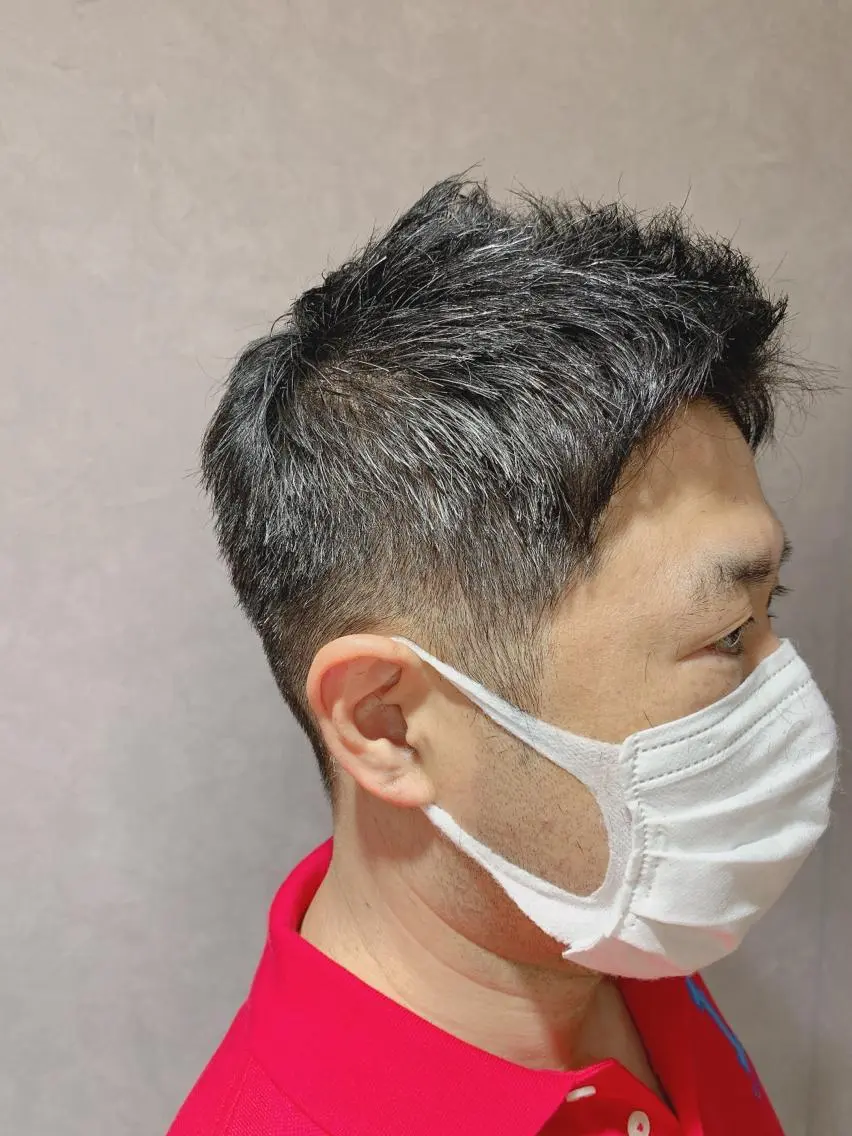 ショート メンズ Watai 艶髪 當間 大知のヘアスタイル