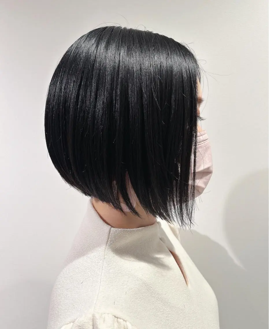 ショート カラー ショートボブ ボブ ショートヘア カット トリートメント ヘッドスパ スキバサミを使わない カット🌼唯🌼のヘアスタイル