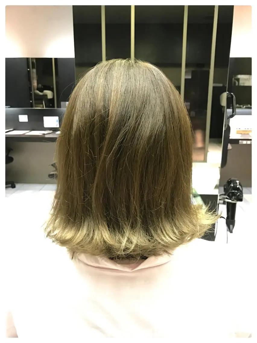 ショート ワンレンボブ ボブ 中川 拓弥のヘアスタイル