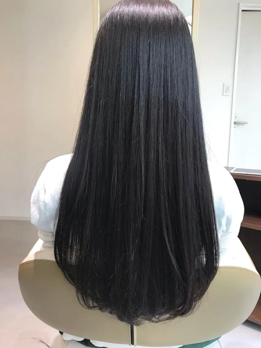 ロング 園田 祥子のヘアスタイル