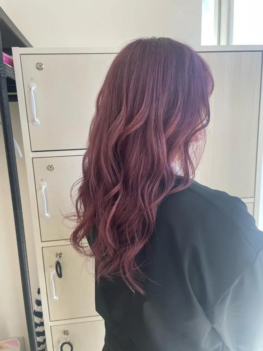 ロング カラー ヘアアレンジ like みやびのヘアスタイル