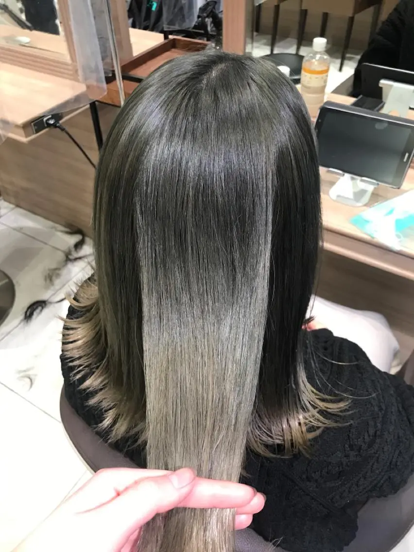 ミディアム カラー ヘアセット/メンズ パーマChihoのヘアスタイル