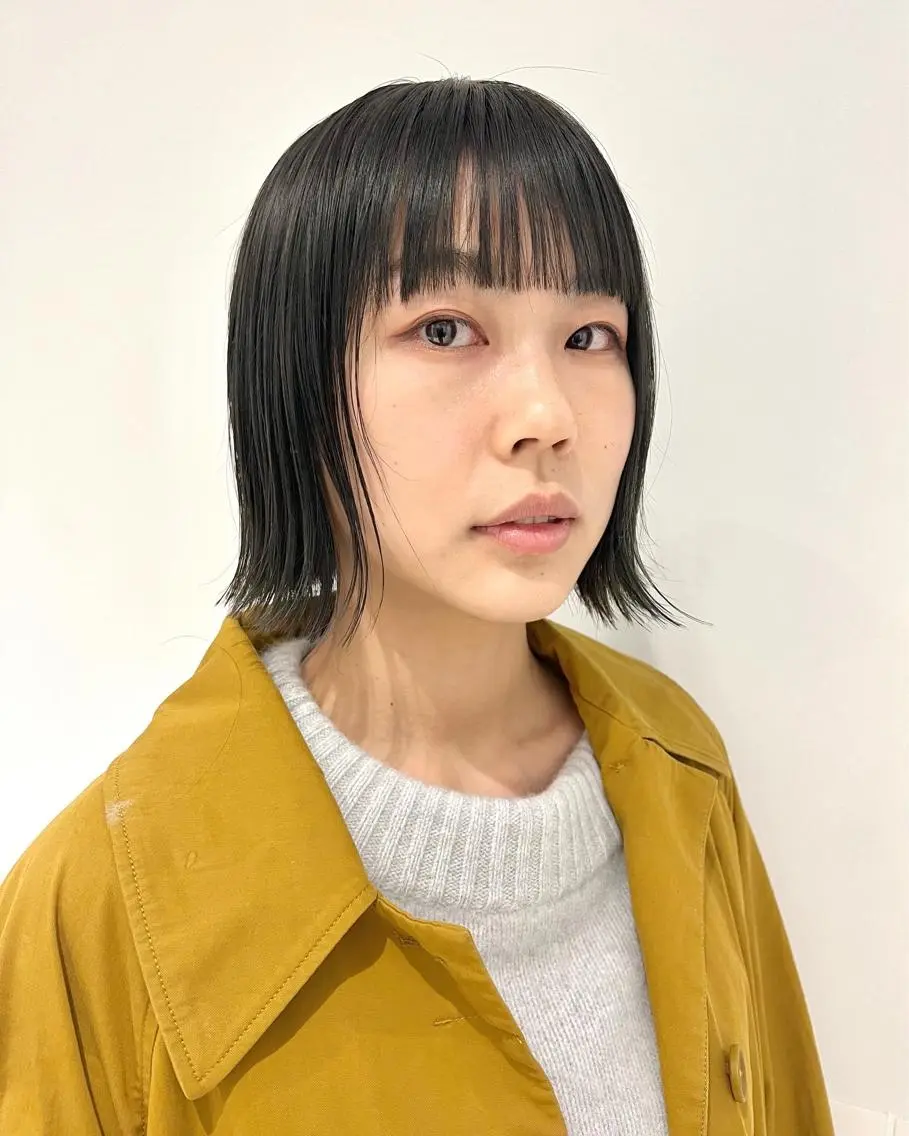 ショート カラー カット ヘアカラー トリートメント 宮永 智香のヘアスタイル