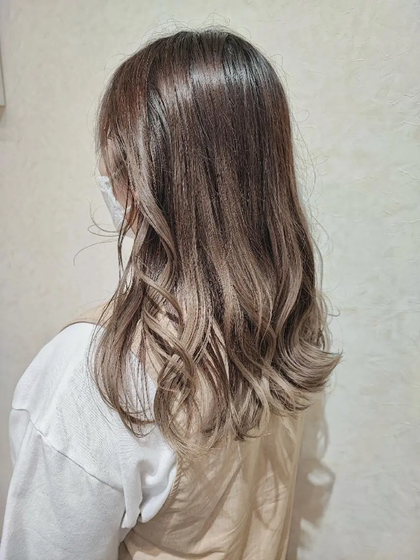 カラー ロング 髪質改善 トリートメント カット ヘアカラー トリートメント N°emirai溝口 MG 🌈梶谷龍吾のヘアスタイル