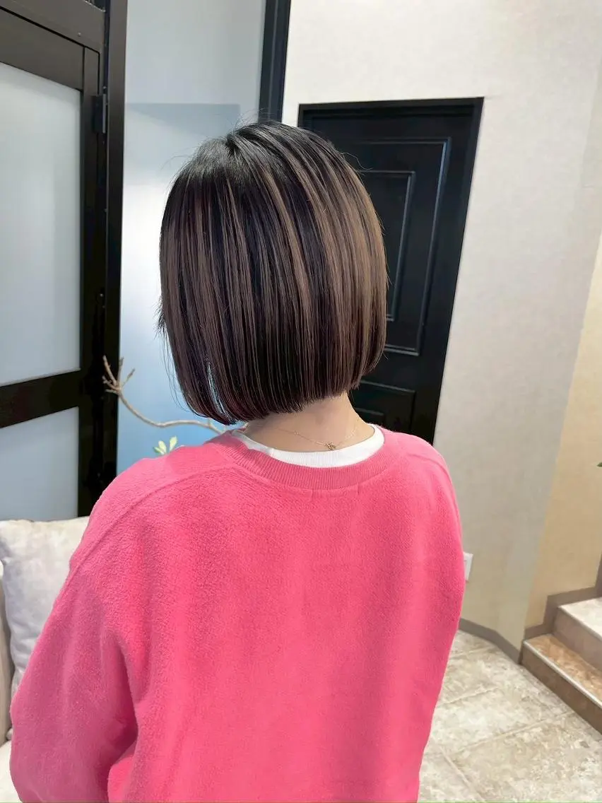 セミロング ヘアカラー ryo 【MATTY】のヘアスタイル