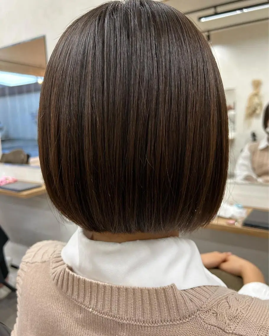 ショート パーマ 縮毛矯正 ストレートパーマ 木下 将吾のヘアスタイル